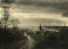 Blick auf Spremberg mit der Kreuzkirche