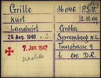 Häftlingsunterlagen Konzentrationslager Dachau