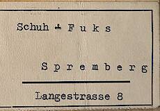 Schuh-Fuks, Lange Straße 8, 1937