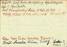 Gefallenenkartei für Heinrich Jänchen