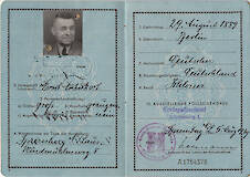 1949 Personalausweis von Ernst Tschickert