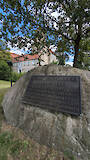 Gedenktafel für Ernst Tschickert am Spremberger Schloss, 2024