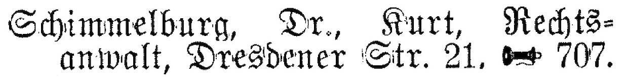 Dresdener Straße 21 1932