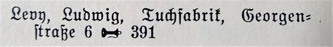 Georgenstraße 6 1936