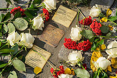 STOLPERSTEINE für Lieselore und Hans-Joachim Rulla, verlegt am 17. September 2024