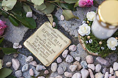 STOLPERSTEIN für Elfriede Rulla, verlegt am 5. Oktober 2022