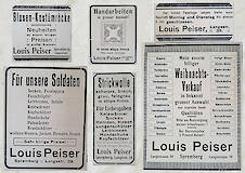 Geschäftsanzeiger Louis Peiser im Spremberger Anzeiger